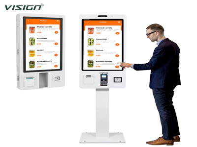 Visign 27,32,43 Дюйма,Интерактивный Киоск С Сенсорным Экраном Для Самообслуживания,Устройство Для Оплаты И Заказа Отелей С Функцией Sdk