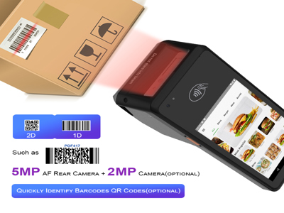 Профессиональный Kt-v520 Nfc Android 11 Мобильный Pos-терминал 5 Дюймов Дисплей 4g Lte 16 Гб Rom Usb Wifi Для Розничной Торговли На Местах